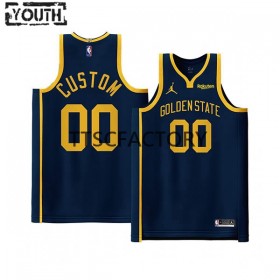 Dres Golden State Warriors Prilagođeni Jordan 2022-23 Statement Edition Navy Swingman - Dječji
